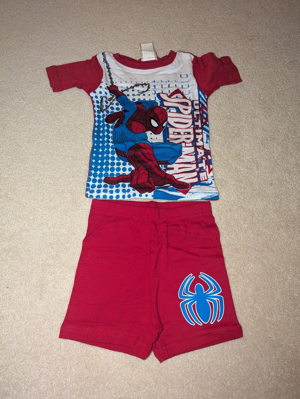 Nwt marvel spider man sz 2 pjs